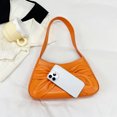 thumbnail image 3 of Bolso de axila para mujer, bolso de mano con nudo de lazo, bolso de mano elegante, bolso de compras (naranja) Tmvgtek Para Estrenar, 3 of 9