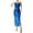 G-BU1-b, variant on 2025 Ruffled Wrap Dress Long Ladies Drop Waist Dresses Sleeve V Neck Slit Ladies Tennis Dresses Hem Draped Midi
