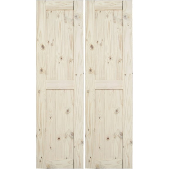 Polson Two-Panel Bifold Barn Door - 36 x 84