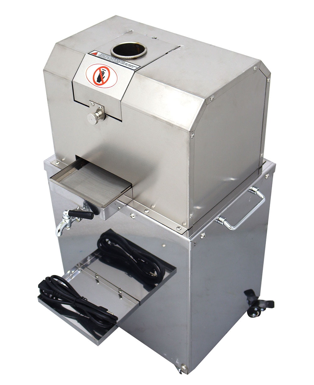 Commercial Sugarcane Juicer Grinder Extractor 4 Rollers Sugar Cane Ginger Press Juice Machine 110V 800W