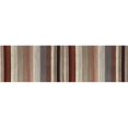 thumbnail image 1 of 841864107876 Tapis d'Art 2 x 8 Pi. Collection Bastille Tapis Tissé à Rayures Chinées, Rouge, 1 of 1