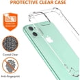 thumbnail image 2 of navor Clear Case Compatible with iPhone 11 6.1” Reinforced Corners TPU Bumper Anti-Yellow Scratch-Resistant Transparent Hard Panel [Clear], 2 of 5