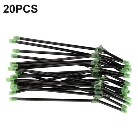 20pcs Sea Fishing Anti-Tangle Feeder Luminous Anti-Tangle With Snaps Tube Balance Connector Tackle Anti-Tangle Fishing Tools