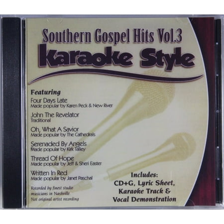 - Southern Gospel Hits Volume 3 Daywind Christian Karaoke Style NEW CD+G 6 Songs