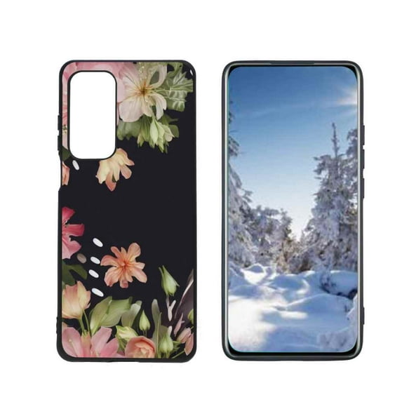 Flowers-358 Phone Case, Degined for Motorola MOTO Edge 5G UW Case Men Women, Flexible Silicone Shockproof Case for Motorola MOTO Edge 5G UW