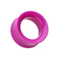 thumbnail image 6 of Solid Smooth Flared Screw-Fit Ear Gauge Tunnel Plug, 6 of 6