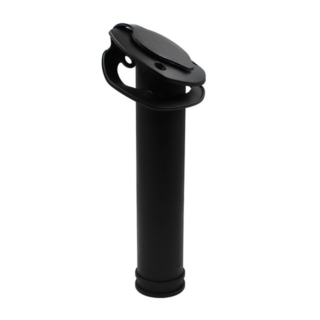 Riwesomey Soporte de caña de pescar con junta de cubierta Soporte de fijación extraíble Soporte de poste estable Accesorio para deportes acuáticos Accesorios para vehículos recreativos Riwesomey VI016442-00