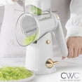 thumbnail image 4 of COOK WITH COLOR Cheese Grater Rotary, Cheese Shredder, Grater for Kitchen, Grey, 4 of 6