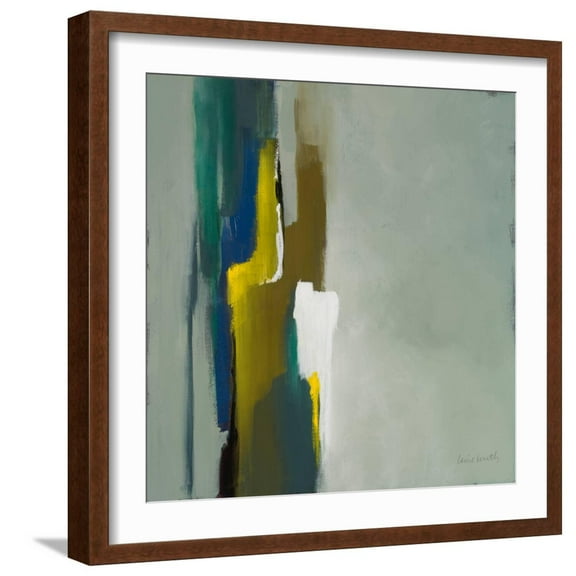 Art.com Tranquility I Art Print by Lanie Loreth, Brown Frame Wall Art, 21" x 21"