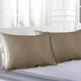 thumbnail image 6 of Ongmies Pillow Case Clearance Solid Color Faux Silk Pillowcase Silk No Zipper Envelope Pillow Pillow Cover Room Decor on Sale F, 6 of 7