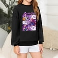 thumbnail image 4 of Moonsky Sudadera de cuello redondo Pop De-on - Sudadera de manga larga con estampado del cantante HUNTR/X - Sudadera de cuello redondo y manga larga para hombre y mujer Negro 100, 4 of 4