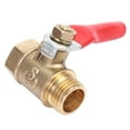 thumbnail image 4 of 16PCS 1/4 Inch Heavy Duty Brass Ball Valve Shut Off Switch Male and Female NPT Thread Pipe Fitting, 4 of 5