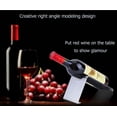 thumbnail image 4 of Stainless Steel Wine Rack Single Wine Bottle Holder Rack Display (Silver), 4 of 8