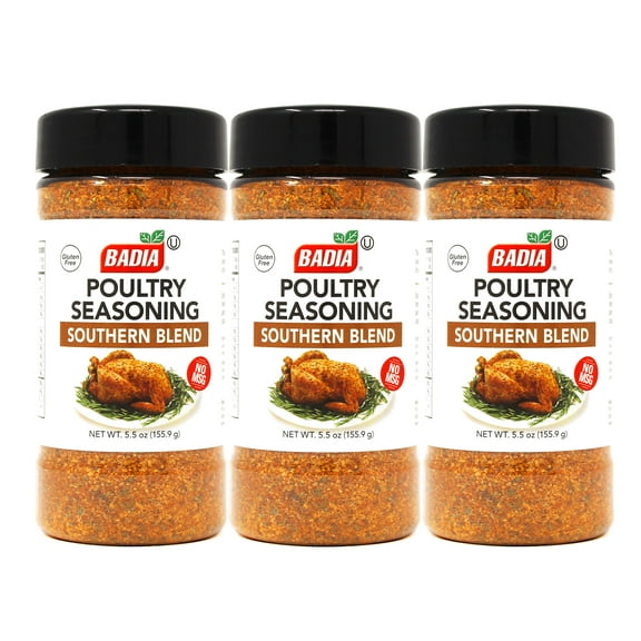 Badia Poultry Seasoning, Southern Blend, 5.5 oz - Palatize Pack of 3
