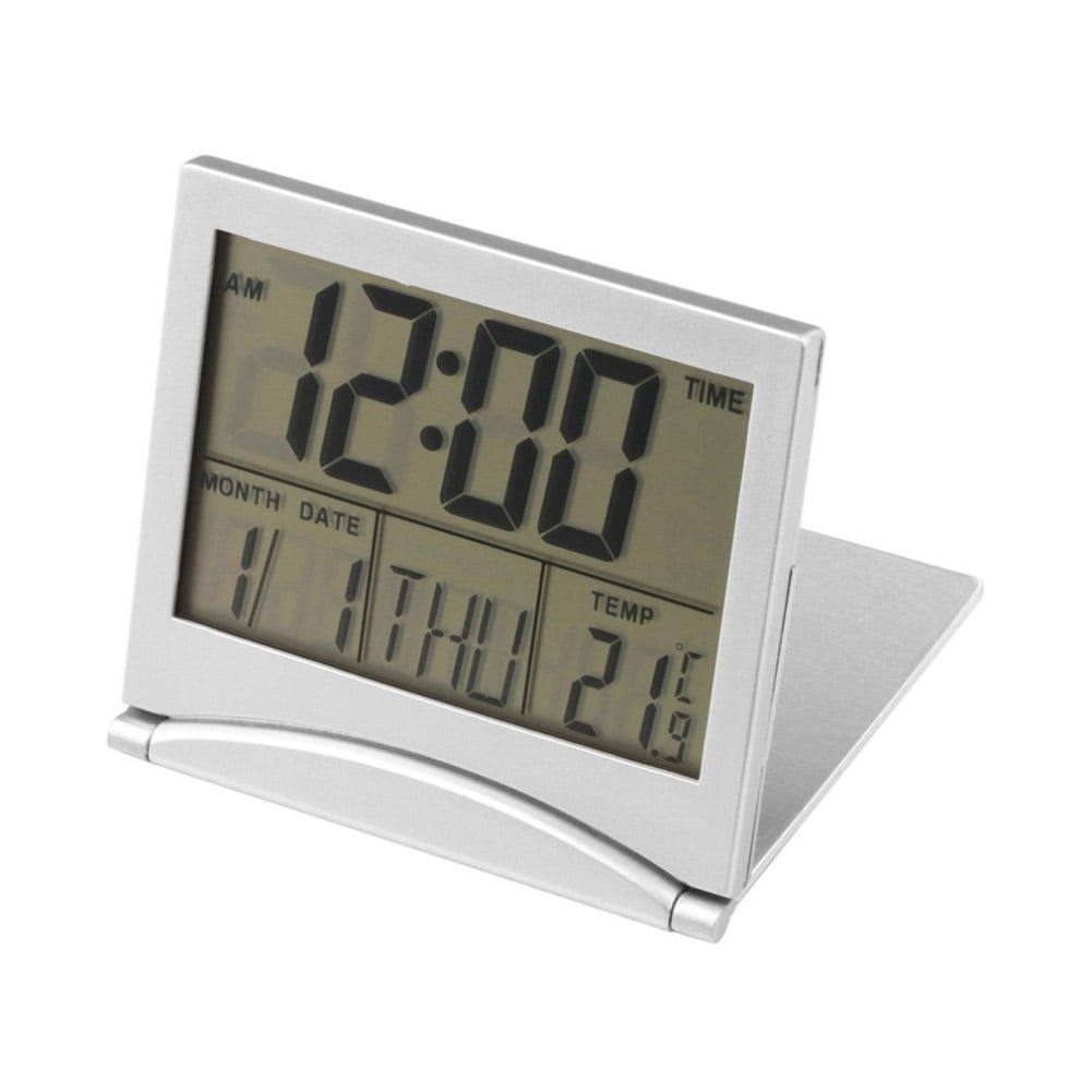 Dreammy Digital LCD Clock Weather Forecast Clock Folding Desk Temperature Travel Alarm Clock New 