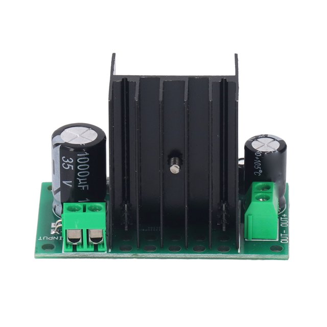 LM317-Based Adjustable Power Supply Regulator Board with Overload Protection - AC 6~25V/DC 5~35V Input, 1.25~30V DC Output, 5mA-1.5A Current, Built-in Safety Circuits for Stable Voltage Regulation in