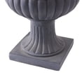 thumbnail image 6 of Christopher Knight Home MGO Flower Urn Planter with Scroll Handles, Black Finish, 6 of 10