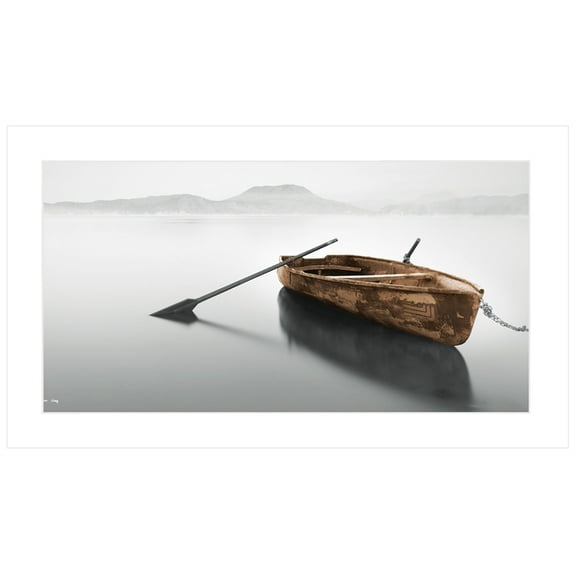 Solitude by Moises Levy Printed Framed Wall Art Wood Multi-Color