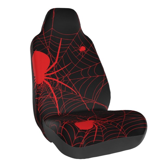 Fotbe Red Spider On The Web Funda para Asiento de Auto con Estampado – Impermeable y Antisudor – Ajuste Universal, Lavable a Máquina, Antideslizante (1 Pieza)