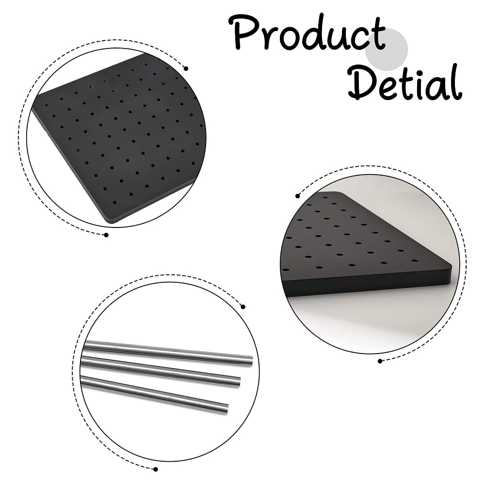 Square Acrylic Crochet Blocking Board with 20Pcs 304 Stainless Steel Bar Granny Squares Blanket Crochet Blocking Boards DIY