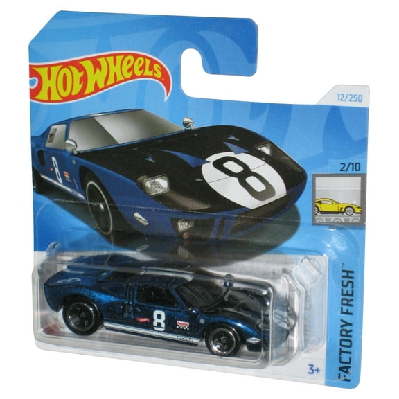 Hot Wheels Factory Fresh 2/10 (2021) Blue Ford GT40 Toy Car 12/250 - (Short Card)