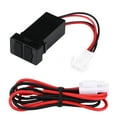 thumbnail image 2 of Cuque Car  12V-24V 2.1A Dual USB Socket Power Adapter For  Cellphone ABS Plastic Shell Black, 2 of 8