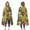 Green Chicken Farm, variant on Wearable Blanket,White Chicken Folk Pattern Hooded Wearable Flannel Blanket for Adults & Teens,Winter Poncho Shawl Wrap Cape Cozy Anti-Pill,60"x80"