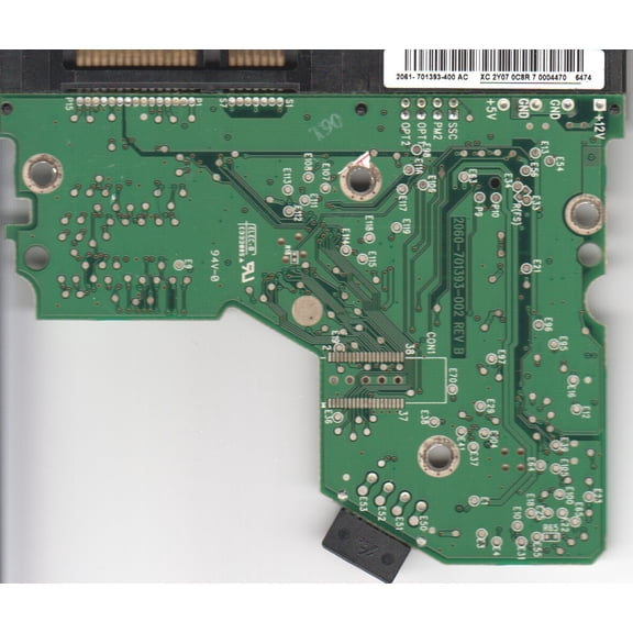 WD3000JS-60PDB0, 2061-701393-400 AC, WD SATA 3.5 PCB