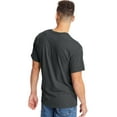 thumbnail image 4 of Hanes Beefy-T Men's Heavyweight Cotton T-Shirt, Value 2-Pack (Big & Tall Sizes) Charcoal Heather 3XT, 4 of 7