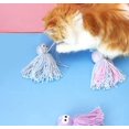 thumbnail image 2 of BR Capítulo de cola de pez hacia abajo + pulpo de lana, juego de 2, gato de peluche de juguete de bola de lana desde que se desengancha la savia de juguete para masticar, 2 of 3