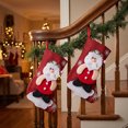 thumbnail image 4 of Unique Bargains Novelty Cartoon Christmas Stockings Assorted Garland Accents Old Man 8", 4 of 5