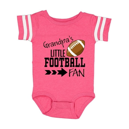 

Inktastic Grandpa s Little Football Fan Gift Baby Boy or Baby Girl Bodysuit