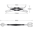 thumbnail image 5 of Pinces à Bois Longues pour Cheminée Pinces à Feu Pinces à Bûches Accessoires de Cheminée pour Foyer Outils, 5 of 5