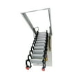 thumbnail image 4 of INTSUPERMAI Ceiling Mounted Attic Ladder Folding Ladder Loft Stairs 12 Steps Balck, 4 of 8