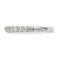 thumbnail image 3 of 14K White Gold Ring Band Wedding Diamond, Lab Grown Round, Size 9, 3 of 7