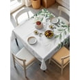 thumbnail image 6 of Green Leaves Table Cloth, Waterproof Tablecloth for Square Tables, Summer Botanical Reusable Washable Fabric Table Cover for Restaurant Kitchen Dining Tables 60"x60" Watercolor Weeping, 6 of 9