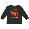 thumbnail image 3 of Inktastic 2026 Year of the Horse Happy New Year's Boys or Girls Long Sleeve Toddler T-Shirt, 3 of 5