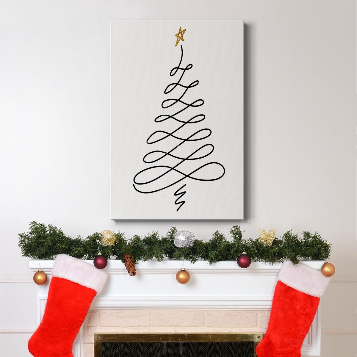 Christmas Tree III- Gallery Wrapped Canvas
