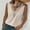 Beige, variant on Tbopshirt Womens Tank Top Fashion Womens Casual Solid Color V Neck Tank Tops Sleeveless Lace Stitching Vest Tops