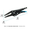 thumbnail image 2 of CHANNELLOCK 10-inch Combination Long Nose Locking Pliers, Ideal for Maximum Clearance in Confirmed Work Environments (103-10), 2 of 10