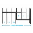 thumbnail image 4 of FITUEYES Desktop Bookshelf Adjustable Countertop Bookcase Office Supplies Wood Desk Organizer Accessories Display Rack Black, 4 of 7