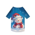thumbnail image 6 of Christmas Dog Pajamas Xmas Pet Pjs with Snowman Elk Patterns Christmas Dog Onesie Jumpsuits Jammies Clothes Stretchy Shirts Comfy Outfit Costume Apparel for Small Medium Large Dogs, 6 of 6