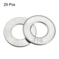 thumbnail image 2 of Uxcell 9/16" 316 Stainless Steel Flat Washer for Screw Bolt 25 Pack, 2 of 5