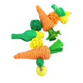 thumbnail image 2 of Parrot juguete colgando perca asciende equipos jugando accesorios de jaula de bocado para pájaros juguete para periquitos guacamá de cochatiels 24.5x10cm, 2 of 8