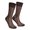 Brown-3, variant on Deago 1-5 Pairs Mens Silk Socks Sheer Dress Socks Ultra Thin Nylon Business Sox Summer Cool Crew Socks (Black)