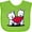 Apple Green, variant on Inktastic Valentine Westie Duo Boys or Girls Baby Bib