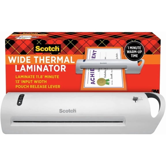 Scotch Thermal Laminator, Extra Wide 13 Inch Input, Ideal for Teachers, Small Offices, or Home (TL1302X)