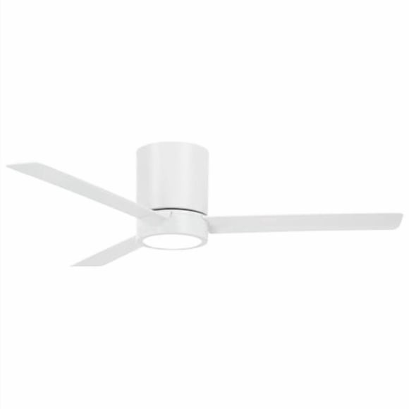 Minka-Aire Roto Flush 52"" Hugger Led Ceiling Fan F644L-Whf - Flat White