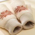 thumbnail image 3 of Aloohaidyvio Winter Warm Mittens for Women, Cozy Thick Knitted Gloves & Mittens Warm Soft Lining Cold Weather Accessories Gifts, 3 of 5