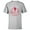 Athletic Heather, variant on Mickey Mouse United States of America 1776 - Short Sleeve T-Shirt for Kids - Customized-White